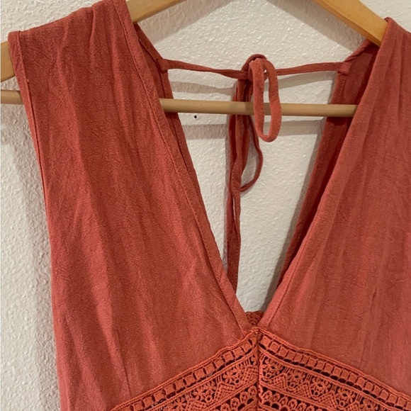 NWOT Terracotta Sleeveless open back Mini Dress - Picture 6 of 12